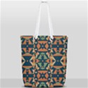 Abstract pattern geometric backgrounds   Full Print Rope Handle Tote (Small) View2