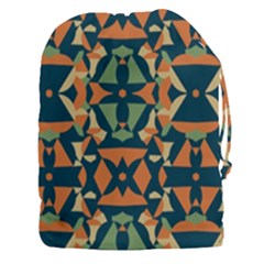 Abstract Pattern Geometric Backgrounds   Drawstring Pouch (3xl) by Eskimos