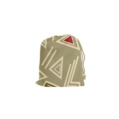 Abstract Pattern Geometric Backgrounds   Drawstring Pouch (xs) by Eskimos