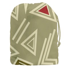 Abstract Pattern Geometric Backgrounds   Drawstring Pouch (3xl) by Eskimos