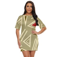 Abstract Pattern Geometric Backgrounds   Just Threw It On Dress by Eskimos