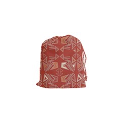Abstract Pattern Geometric Backgrounds   Drawstring Pouch (xs) by Eskimos
