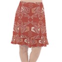 Abstract pattern geometric backgrounds   Fishtail Chiffon Skirt View1