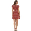 Abstract pattern geometric backgrounds   Short Sleeve Tiered Mini Dress View4