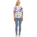 Abstract pattern geometric backgrounds   Lightweight Drawstring Hooded Top View4