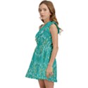 Abstract pattern geometric backgrounds   Kids  One Shoulder Party Dress View3