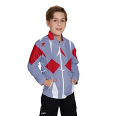 Abstract Pattern Geometric Backgrounds   Kids  Windbreaker by Eskimos