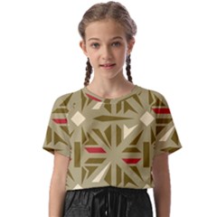 Abstract Pattern Geometric Backgrounds   Kids  Basic Tee by Eskimos