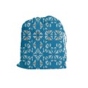 Abstract pattern geometric backgrounds   Drawstring Pouch (Large) View1