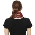 Floral pattern paisley style Paisley print  Doodle background Face Covering Bandana (Triangle) View2
