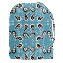 Floral Pattern Paisley Style Paisley Print  Doodle Background Drawstring Pouch (3xl) by Eskimos