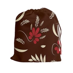 Sfolk Flowers Print Floral Pattern Ethnic Art Drawstring Pouch (2xl) by Eskimos