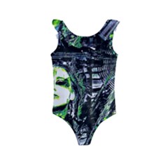 Dubstep Alien Kids  Frill Swimsuit by MRNStudios