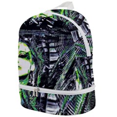 Dubstep Alien Zip Bottom Backpack by MRNStudios