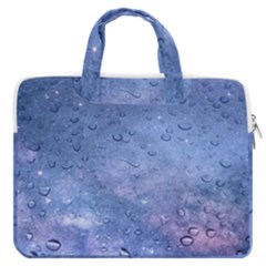 Gouttes D eau Galaxy Macbook Pro Double Pocket Laptop Bag by kcreatif