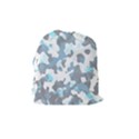 Camouflageblancbleu Drawstring Pouch (Medium) View2