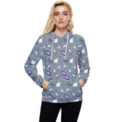 Office Works Women s Lightweight Drawstring Hoodie by SychEva