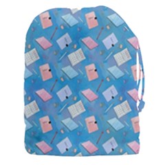 Notepads Pens And Pencils Drawstring Pouch (3xl) by SychEva