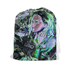 Glam Rocker Drawstring Pouch (2xl) by MRNStudios