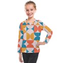 Geometric pattern Kids  Long Mesh Tee View1