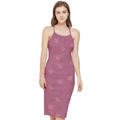 Floral Pattern Bodycon Cross Back Summer Dress by Valentinaart
