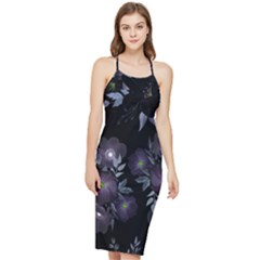 Floral Pattern Bodycon Cross Back Summer Dress by Valentinaart