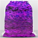 Magenta waves flow series 2 Drawstring Bag (Large) View2
