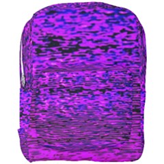 Magenta Waves Flow Series 2 Full Print Backpack by DimitriosArt