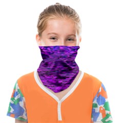 Magenta Waves Flow Series 2 Face Covering Bandana (kids) by DimitriosArt