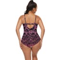 Pink  waves flow series 11 Retro Full Coverage Swimsuit View4