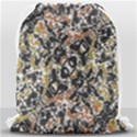 Modern Camo Tropical Print Design Drawstring Bag (Large) View2
