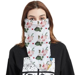 Love Spring Floral Face Covering Bandana (triangle) by Janetaudreywilson