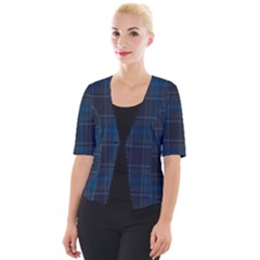 Checks Cropped Button Cardigan by Sparkle