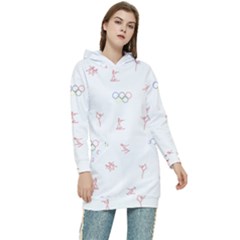 Types Of Sports Women s Long Oversized Pullover Hoodie by UniqueThings