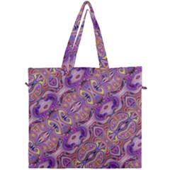 Liquid Art Pouring Abstract Seamless Pattern Tiger Eyes Canvas Travel Bag by artico