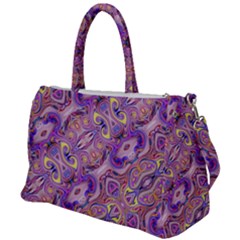 Liquid Art Pouring Abstract Seamless Pattern Tiger Eyes Duffel Travel Bag by artico