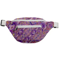 Liquid Art Pouring Abstract Seamless Pattern Tiger Eyes Fanny Pack by artico
