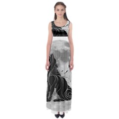 Lobo-lunar Empire Waist Maxi Dress by mundodeoniro