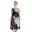 Lobo-lunar Sleeveless Waist Tie Chiffon Dress View1