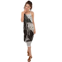 Lobo-lunar Waist Tie Cover Up Chiffon Dress by mundodeoniro