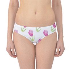 Tulips Watercolor Pattern Hipster Bikini Bottoms by Littlebird