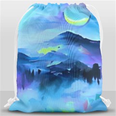 Moon Mountains Drawstring Bag (large) by Dazzleway