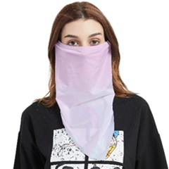 Watercolor Clouds Face Covering Bandana (triangle) by Littlebird