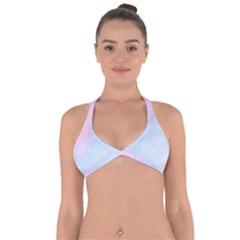 Watercolor Clouds2 Halter Neck Bikini Top by Littlebird