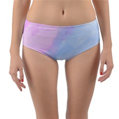 Watercolor Clouds2 Reversible Mid-waist Bikini Bottoms by Littlebird