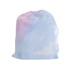 Watercolor Clouds2 Drawstring Pouch (xl) by Littlebird