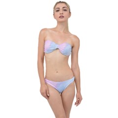 Watercolor Clouds2 Classic Bandeau Bikini Set by Littlebird