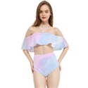 watercolor clouds2 Halter Flowy Bikini Set  View1