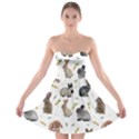 Cute Bunny Strapless Bra Top Dress View1