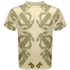 Abstract Pattern Geometric Backgrounds   Men s Cotton Tee by Eskimos